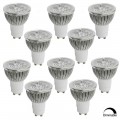 10-Pack 110V 4W Dimmable GU10 LED Spotlights- Warm White/Daylight GU10 LED Bulb (330lumen-50watt Equivalent) 45 Degree Beam Angle