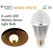 8w Motion Sensor Light Bulb E27 LED Bulb Smart Light for Closet omailighting