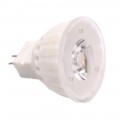 12V 2Watt Nano-ceramic MR11 LED Bulb - 7000K Pure White LED Spotlight - 100 Lumen