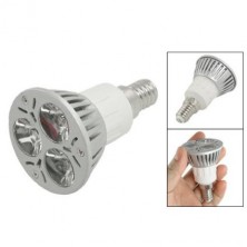 3W E14 3x1W LED White Lamp Spotlight Bulb 6000K 110-240V