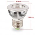 COB 5W LED Par16 Spotlight Par16 Halogen Bulb Super Bright E26 E27 Base Warm White