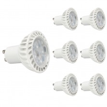 OmaiLighting CREE 6 watts LED Gu10 Bulbs Dimmable 110v Recessed Reflector Lighting Fixture Bulb