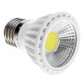 Dimmable E27 5W COB 450-480LM 6000K Cool White Light LED Spot Bulb