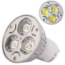 EDISON 6W Led GU10 Bulb 3x2W = 6w, Warm White (Beats 3w and 4w LED GU10 and CFL Fluorescent Energy-Saving GU10 Lamps)