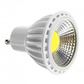 GU10 5W COB 450-480LM 2700-3500K Warm White Light LED Spot Bulb (110-240V)