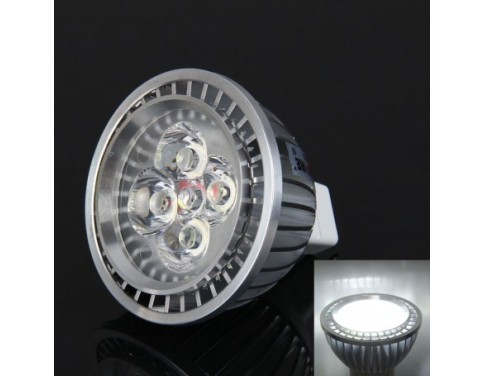 LED PAR20 Spot Bulb MR16(GU5.3) 4W 350LM 4-LED High Power Cool White-Silver(AC/DC12V)
