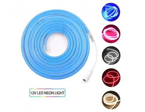 1m LED Light Strips Waterproof Tiktok Lights 120 LEDs SMD3528 12mm Warm White White Red Flexible Creative Cuttable 12 V 1 set