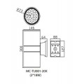 LED Up and Down Light - 36W - 3000k