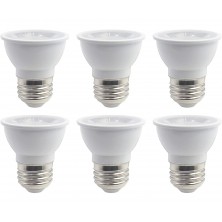 PAR16 LED Bulbs,7W(50W Eqv.) 500lm E26 Medium Base Dimmable Spotlight, 35°Beam Angle 3000K Warm White, MR16 Reflector Bulbs 5 Pack