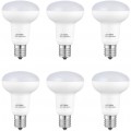 Pack of 6 E17 R14 LED Light Bulb 5w 40w Equivalent Daylight White 5000K Dimmable Reflector Floodlight