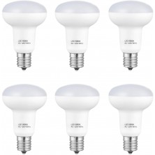Pack of 6 E17 R14 LED Light Bulb 5w 40w Equivalent Daylight White 5000K Dimmable Reflector Floodlight