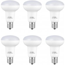 Pack of 6 E17 R14 LED Light Bulb 5w 40w Equivalent Daylight White 5000K Dimmable Reflector Floodlight