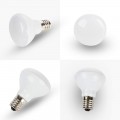 R14 LED Bulb E17 Intermediate Base Mini Reflector Floodlight,4 Watt 400 Lumens,40 Watt Incandescent Equivalent,R14 E17 LED Light Bulb Non-dimmable (4 Pack)