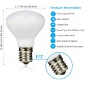 R14 LED Bulb E17 Intermediate Base Mini Reflector Floodlight,4 Watt 400 Lumens,40 Watt Incandescent Equivalent,R14 E17 LED Light Bulb Non-dimmable (4 Pack)