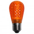 S14 LED Christmas Lamp Retrofit Light Bulbs, E26 Standard Base, Amber, Pack of 25