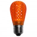 S14 LED Christmas Lamp Retrofit Light Bulbs, E26 Standard Base, Amber, Pack of 25
