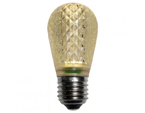S14 LED Christmas Lamp Retrofit Light Bulbs, E26 Standard Base, Warm white, Pack of 25
