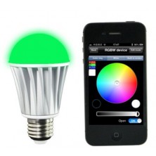 E26 E27 LED Bluetooth Light Bulb A19 RGB Color Changing