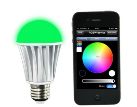 E26 E27 LED Bluetooth Light Bulb A19 RGB Color Changing
