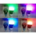 1-pack bluetooth 4.0 Speaker E27 Smart LED Night Light with Speaker Dimmable Multicolored Color Changing 7.5w Bulb  (black)