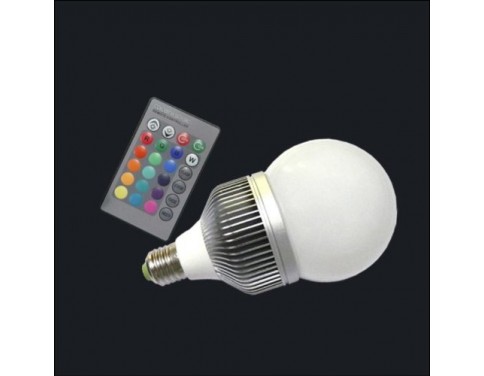 E27 10W RGB Multicolored Remote Control LED RGB Light Bulb 16 Color RGB LED Light Bulbs