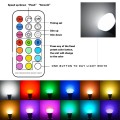 OmaiLighting RGBW 10w A19 LED Bulbs - Timing Remote Controller - Color Changing 10 Watt LED Bulbs - Double Memory - Wall Switch Control – Daylight White and Color (Pack of 2)