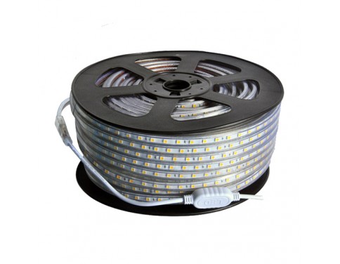 SMD5050 High Voltage 110&220V Single Color LED Strips, Waterproof IP67, 60LEDs Per Meter, 50&100 Meter (164&328ft) Per Reel By Sale