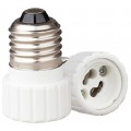 5 Pack, GU10 to E26 Bulb Adapter, Use This Adapter to Plug a GU10 (Bayonet Mount) Based Bulb Into an E26 Light Fixture, Maximum Wattage Is 75W