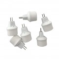 6-pack MR16 to GU10 to MR16 converter adapter MR16 to GU10 Light Bulb Base Adapters/converter to Utilize GU10 Base Bulbs in a MR16 Socket