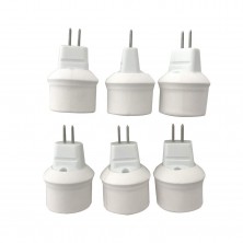 6-pack MR16 to GU10 to MR16 converter adapter MR16 to GU10 Light Bulb Base Adapters/converter to Utilize GU10 Base Bulbs in a MR16 Socket