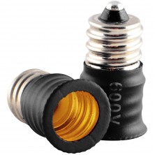 Candelabra Light Bulb Base Extension E12 Socket Extender Adapter Pack of 10