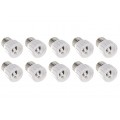 10 Pack Lamp Socket Changer Medium Edison Base Socket To Fit GU10 Spot Light Bulbs