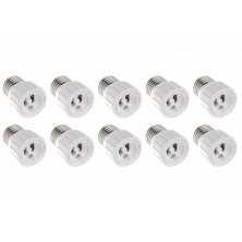 10 Pack Lamp Socket Changer Medium Edison Base Socket To Fit GU10 Spot Light Bulbs