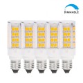 OmaiLighting Dimmable JD E11 Base LED Light Bulb Miniature Candelabra Base Soft White 35 Watt T4 JD E11 Base Halogen Light Bulb Pack of 5 Daylight White Color E11