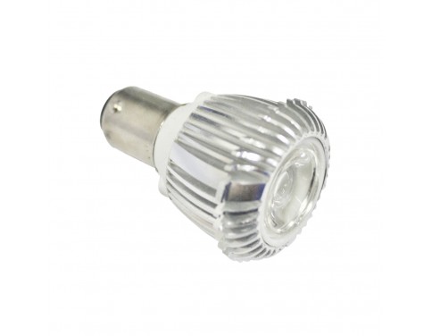 Day White 12v 3 Watt BA15 Bayonet Base Elevator GBF Light Bulb 30 Degree